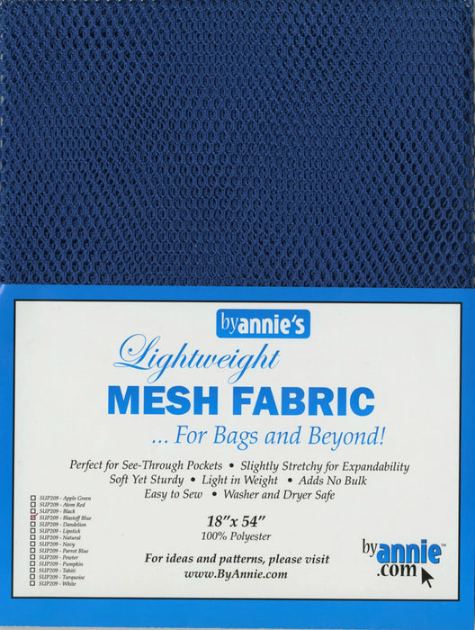 Mesh Fabric 18inx54in Navy