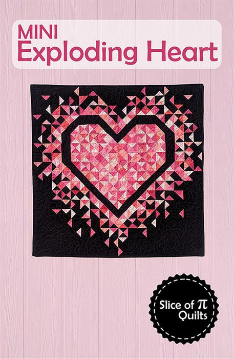 MO Mini Exploding Heart  Slice Of Pi Quilts#1 SPQ 339