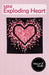 MO Mini Exploding Heart  Slice Of Pi Quilts#1 SPQ 339