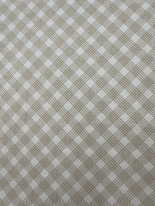 MO Snowman Gatherings Gingham Cream
