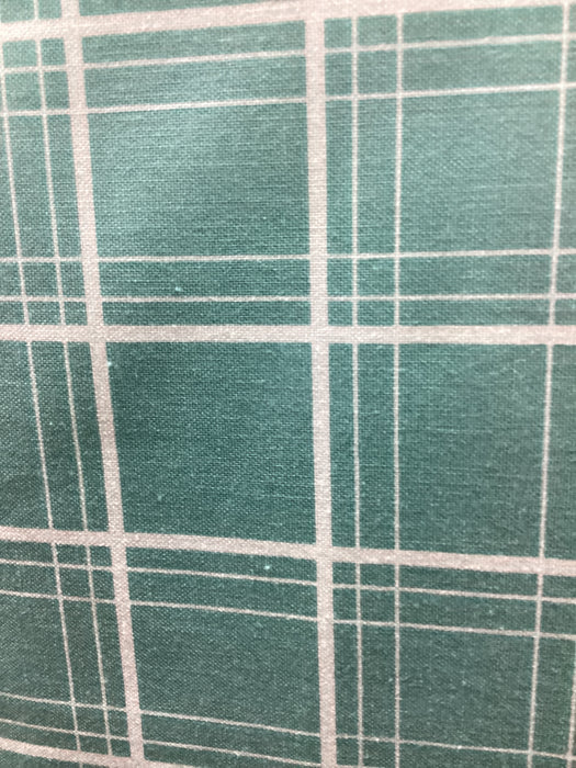 RB Aqua C14775 Ski Hill Ski Tracks Plaid