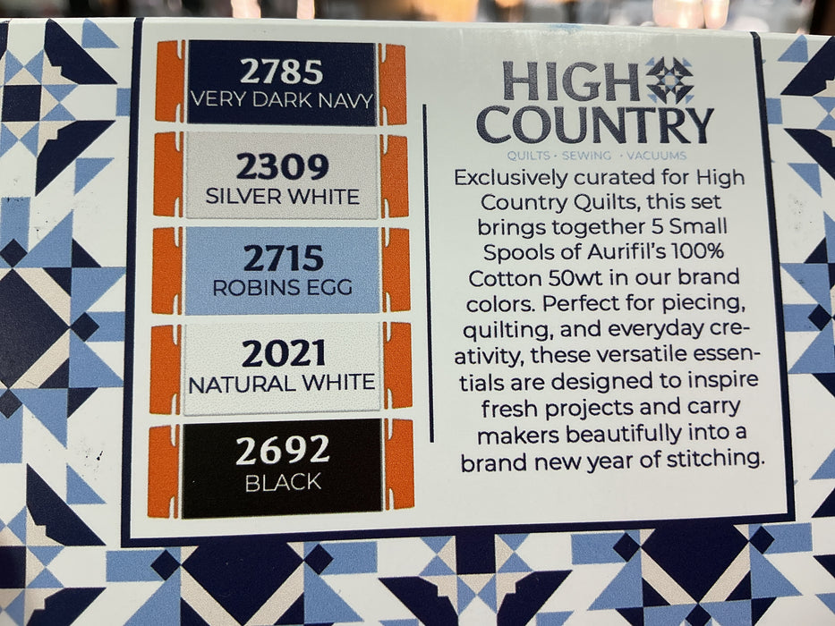 Custom High Country Aurifil Thread Packs