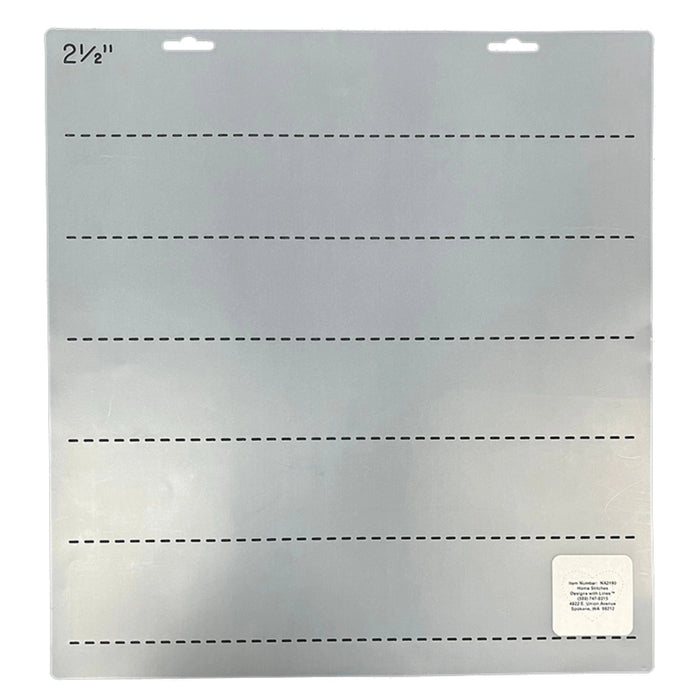 2190 2 1/2" Straight Lines 14" Stencil