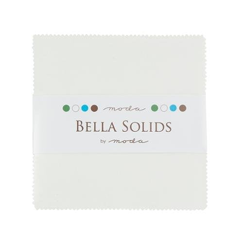 MO Bella Solids Charm Pack-White