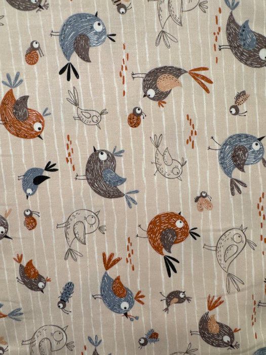 MO Chirp Light Peach Birds
