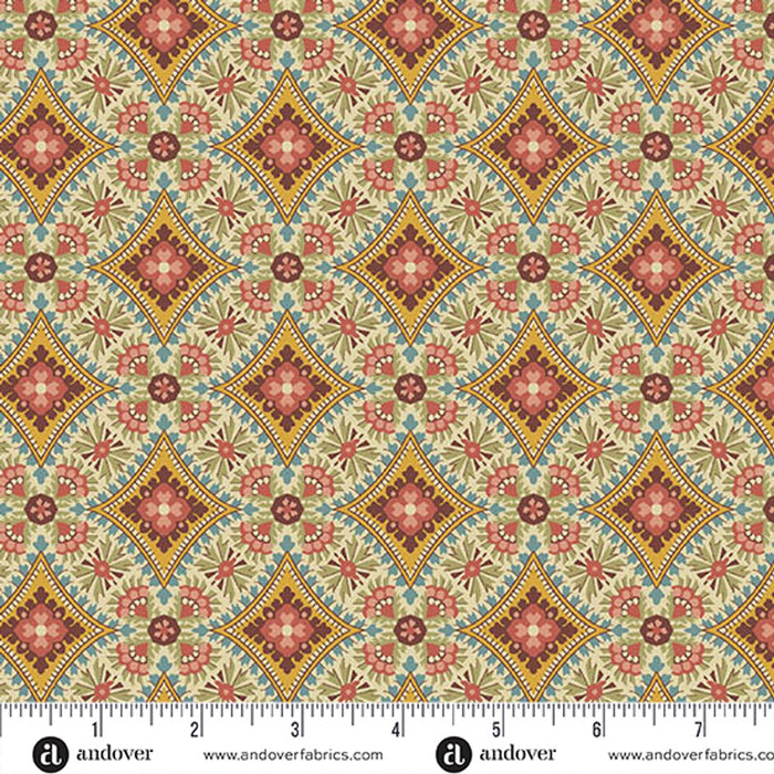 Amber Fields Sky Blue Farmer's Daughter 44"/45" Fabric Per Yard
