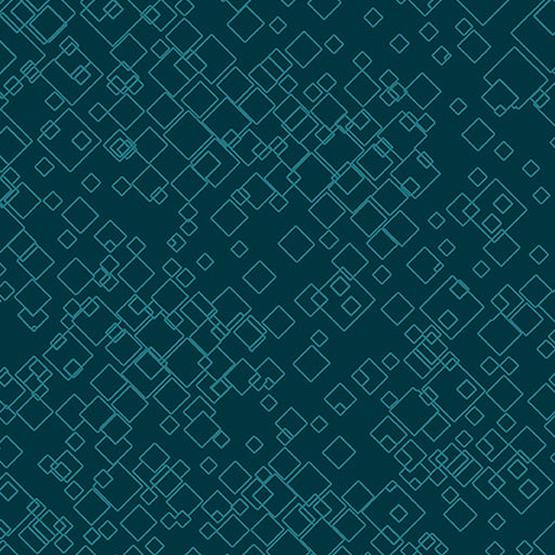 BE Dog On It 7549 84 Tonal Squares Dark Teal