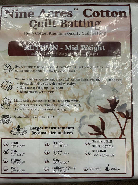NA Cotton Autumn Loft Crib CACB-W