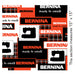 BE Bernina Logo Patch 7766 99 Black/Red