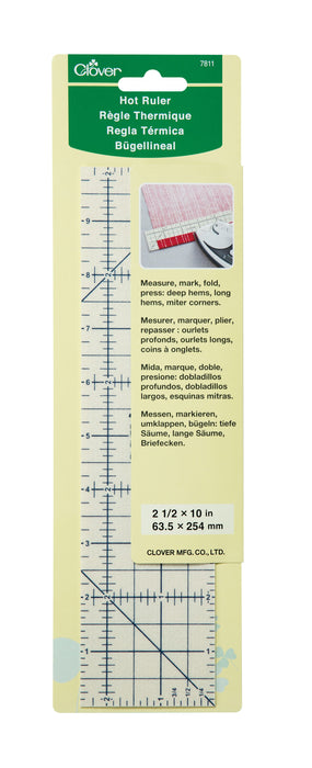 Clover Hot Ruler 2.5in x 10in