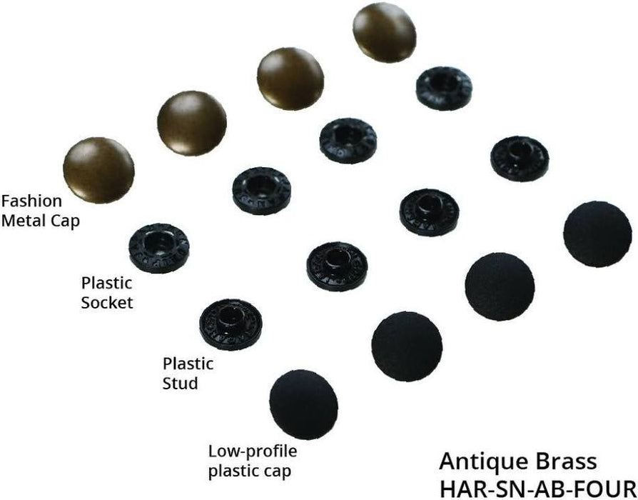 Brass - Tool-free Snaps - Set of Four - byAnnie