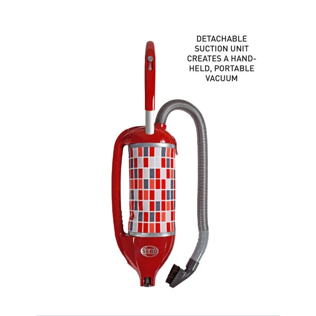 SEBO FELIX Premium Upright Vacuum Cleaner - Rosso (Red)