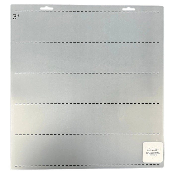 2191 3" Straight Lines 14" Stencil