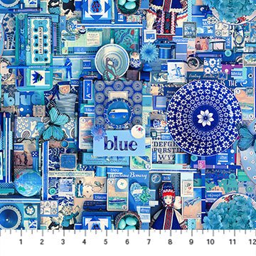 NC Color  Collage Blue
