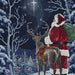 Starry Night Santa Embroidery USB