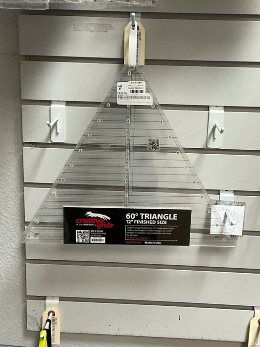Create Grids 60° Triangle 12” Finished Size