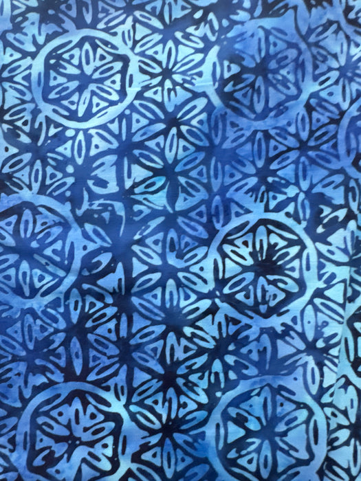 AN Flower of Life Geometric Navy