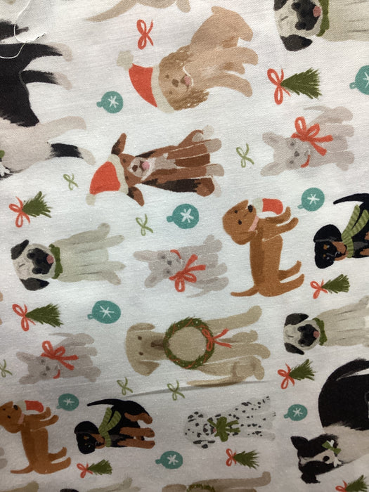 PBS White Happy Howlidays Dog Christmas