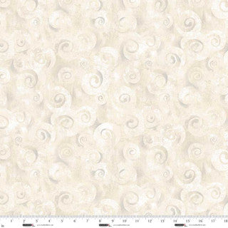 Spiral Storm Parchment Swirl Texture 118" Orchid Cotton Wideback Fabric per yard