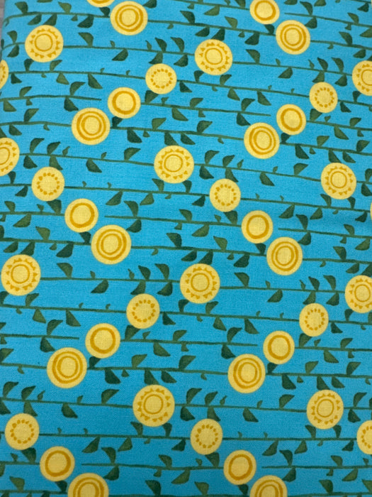 MO Solana Teal Sunflower Stripe