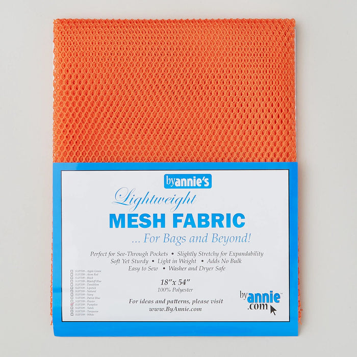 Mesh Fabric 18inx54in Pumpkin
