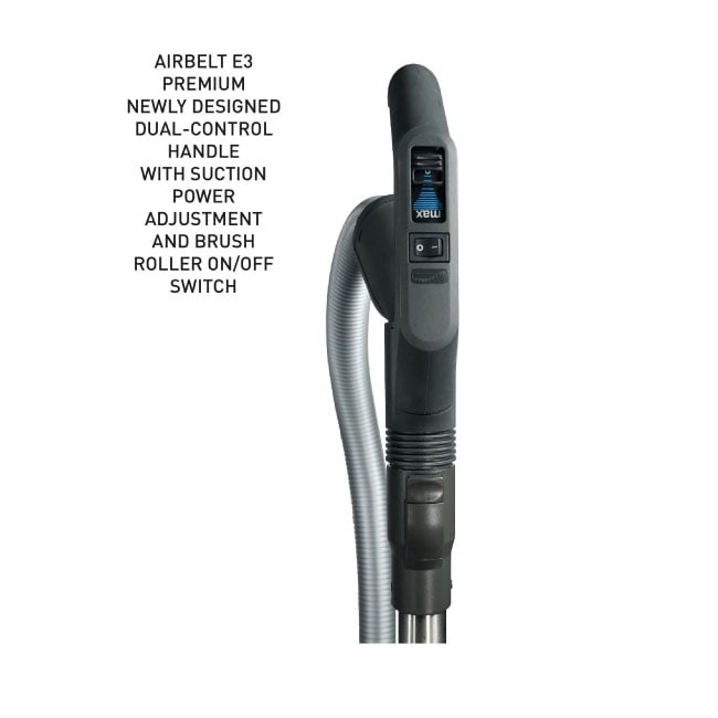 SEBO AIRBELT E3 Premium Canister Vacuum Cleaner - Pink