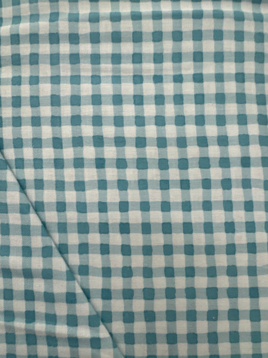 WL Sunflower Sweet Gingham Plaid Blue