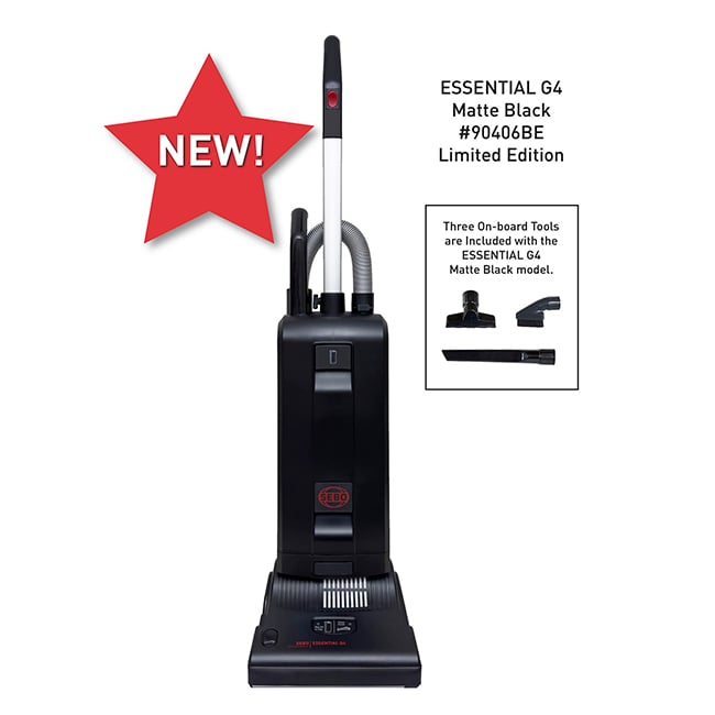 SEBO ESSENTIAL G4 Upright Vacuum Cleaner - Graphite