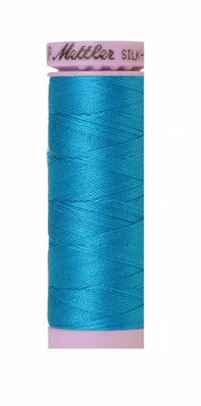 Silk-Finish 50wt Solid Cotton Thread 164yd/150M Caribbean Blue
