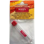Chalk Pencil Refills 0.9mm White 5/box