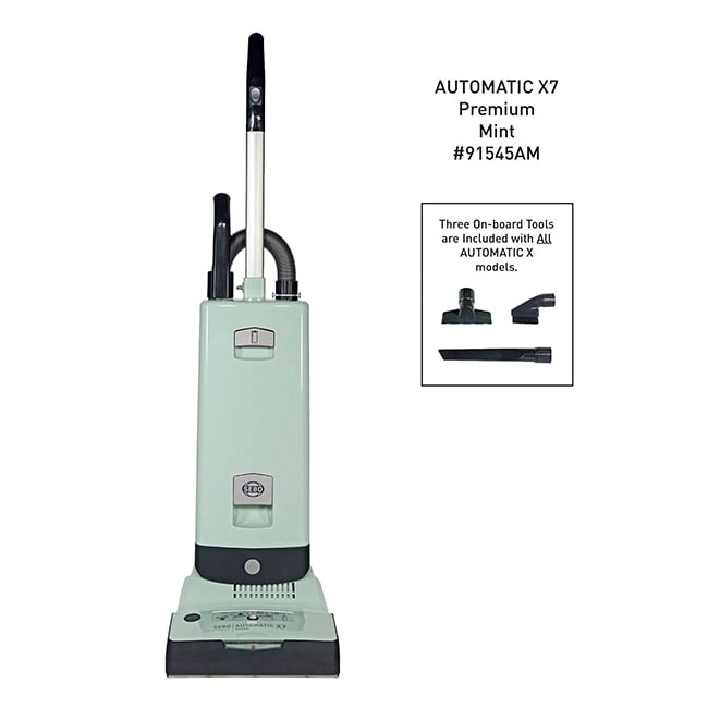 SEBO AUTOMATIC X7 Premium Upright Vacuum Cleaner - Mint