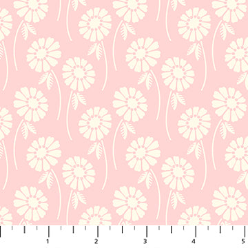 FI Upsy Daisy Blush 44in Wide - Pop Sugar - 92061-20