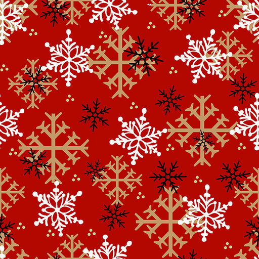 HG Timber Gnomies Q9268 88 Red Snowflake