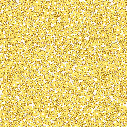 HG Nana Mae IV 9293 44 Yellow Packed Monotone Daisy