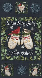 When Snow Falls Panel Night Sky