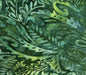 OA Batik Stamp Leaf Swirl-Green