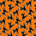HG Here We Glow 9539G 39 Tossed Cats Orange Glow in the Dark 