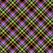 HG Here We Glow 9604 96 Plaid on Bias Multi Glow in the Dark  