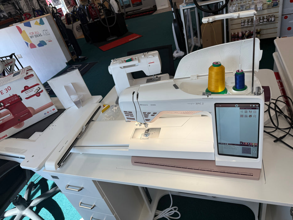 Husqvarna Viking Designer Epic 2 Sewing and Embroidery Machine - Preciously Loved