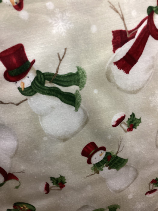 WL Cream 237 Woodland Snowmen Tossed Danielle Leone
