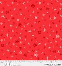 PB Red Wheeling Winter Snowflakes
