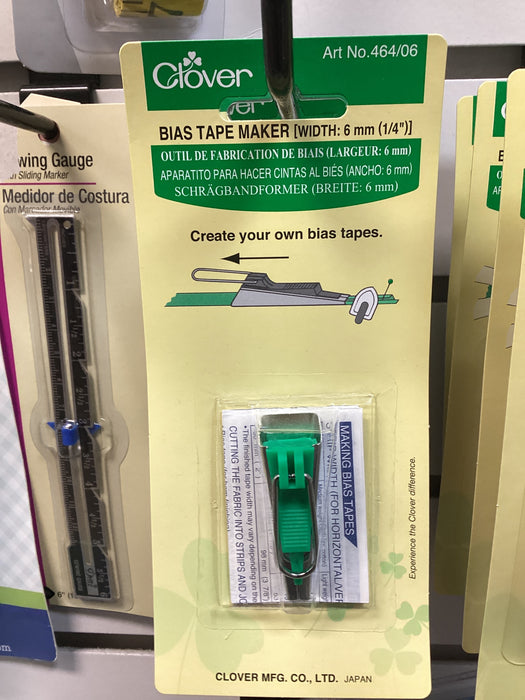 Fusible Bias Tape Maker 6mm 1/4in