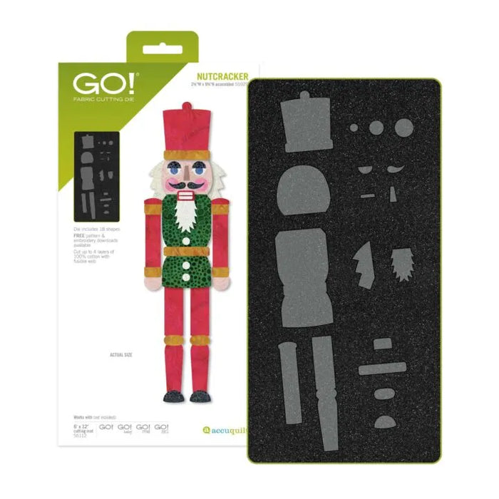 Accuquilt GO! Nutcracker  9 3/4" x 2 3/4" Die #55929