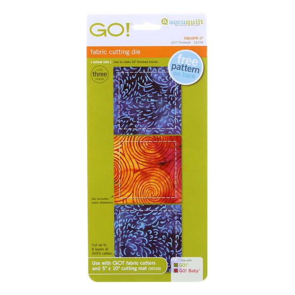 Accuquilt Go! Square-3in 2 1/2in Finished