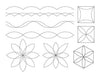 Amanda Murphy Wholecloth Quilting Ideas Block 2 (Angle & Curve) Pattern