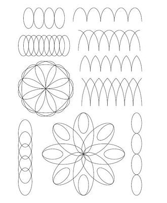 Amanda Murphy Wholecloth Quilting Ideas Block 4 (Angle & Oval) Pattern