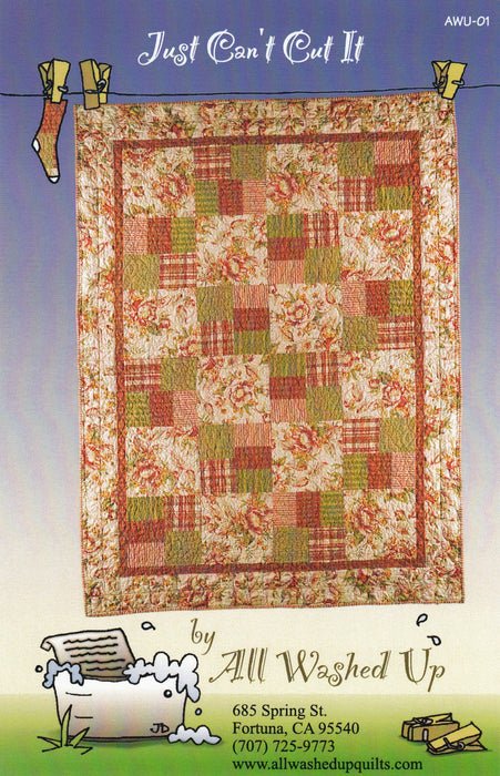 Just Can't Cut It Quilt Pattern