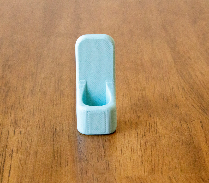 Stick On Scissor Holder - Aqua