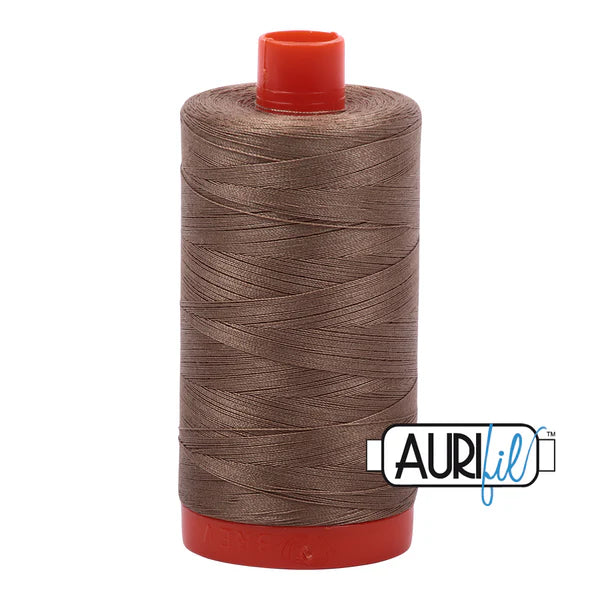 Mako Cotton Thread Sandstone Aurifil Cotton 50wt 2370