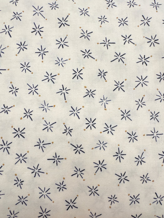 MO Longshore Navy Sparkle on Cream